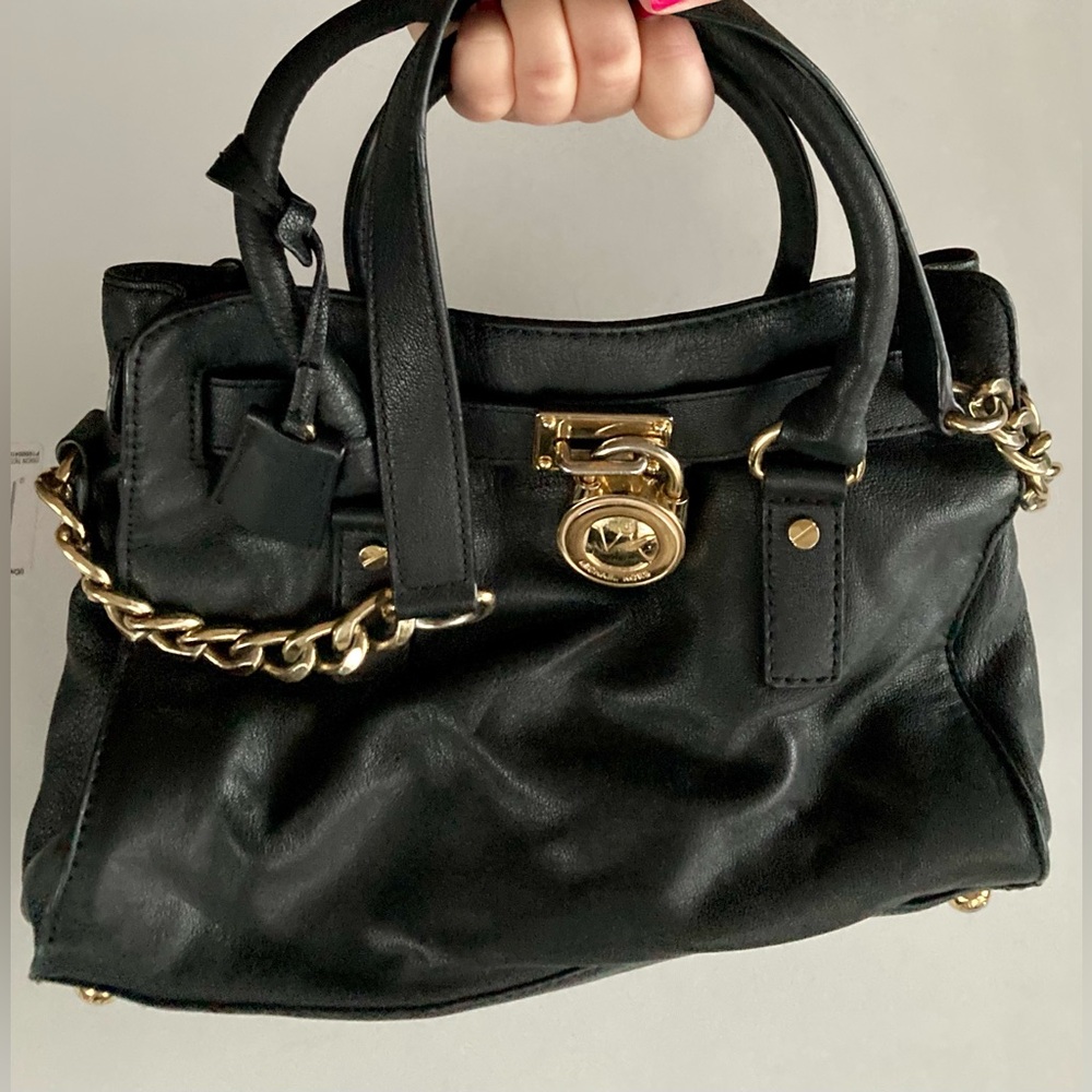 Michael Kors Leather Hamilton Bag